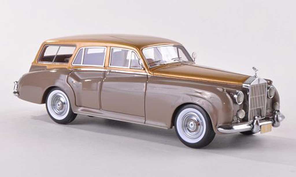 Rolls Royce Silver Cloud 1/43 Matrix Harold Radford SC biens dore/clair-brun LHD 1959 modelauto