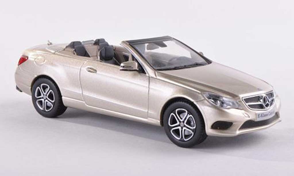 Mercedes Classe E 1/43 Kyosho cabriolets beige 2013 modelauto