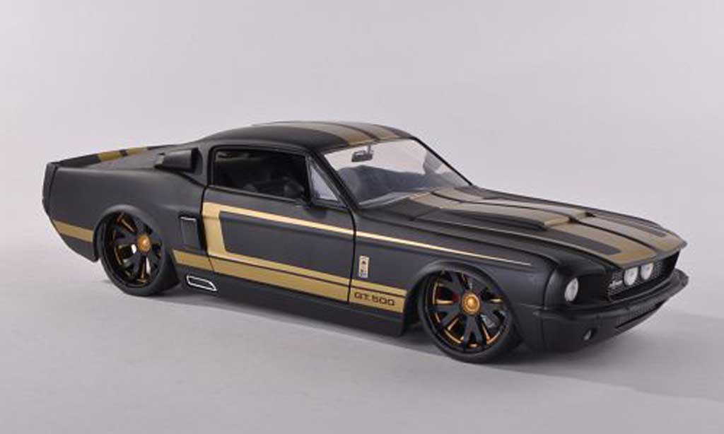 Shelby GT 500 1/18 Jada Toys zwart dore 1967 modelauto