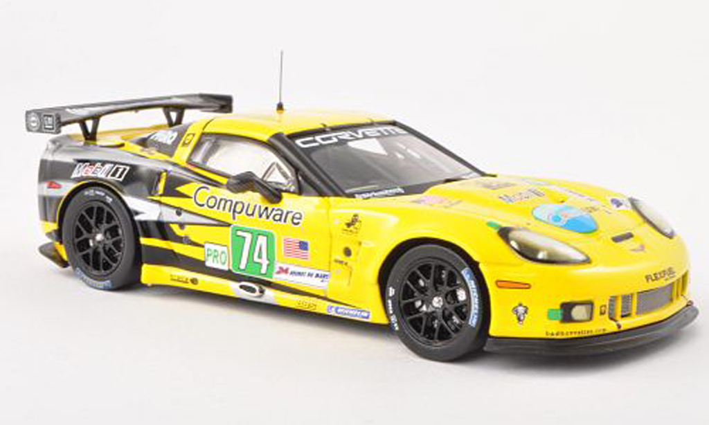 Chevrolet Corvette C6 1/43 IXO C6 ZR1 No.74 24h Le Mans 2011 O.Garvin/J.Magnussen/R.Westbrook modelauto