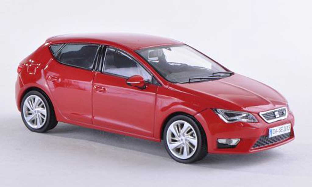 Seat Leon 1/43 Seat rood 2012 modelauto