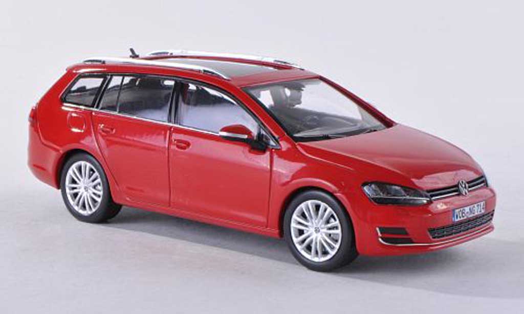 Volkswagen Golf VII 1/43 Herpa VII Variant rood 2013 modelauto