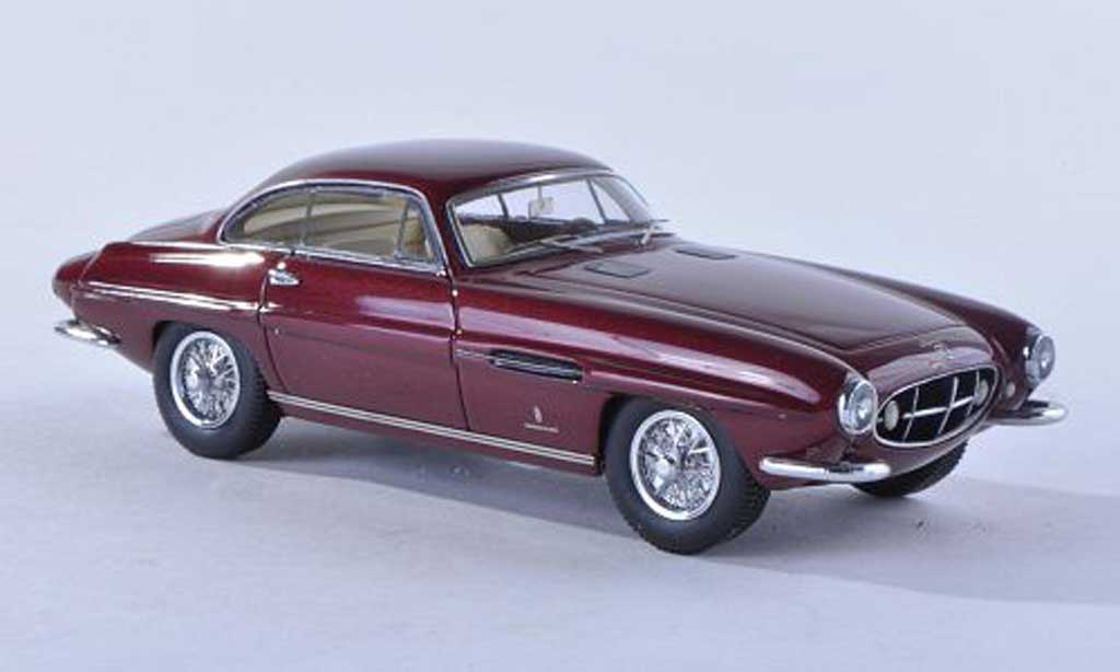 Jaguar XK 120 1/43 Matrix 120 Supersonic Ghia zwart-rood modelauto