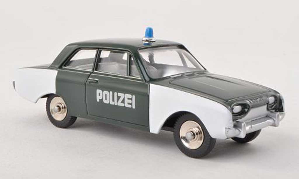 Ford Taunus 1/43 Dinky Toys 17m P3 politie modelauto