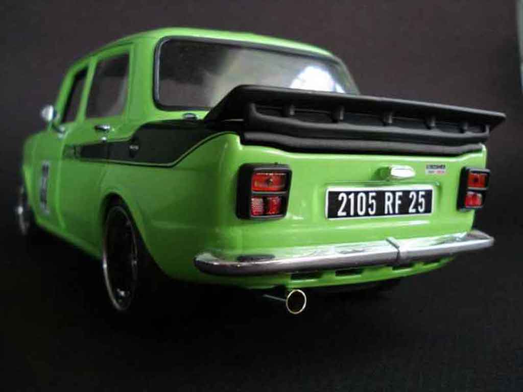 Simca 1000 Rallye 2 2 groen 1/18 Norev
