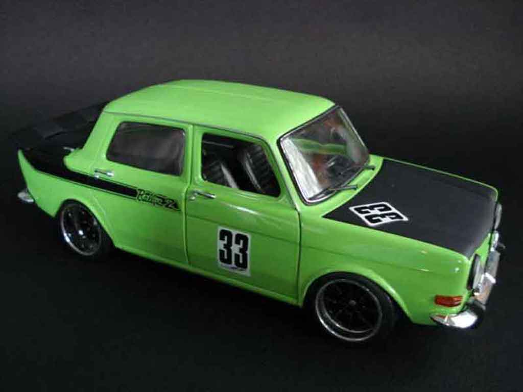 Simca 1000 Rallye 2 2 groen 1/18 Norev