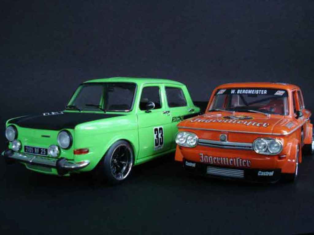 Simca 1000 Rallye 2 2 groen 1/18 Norev