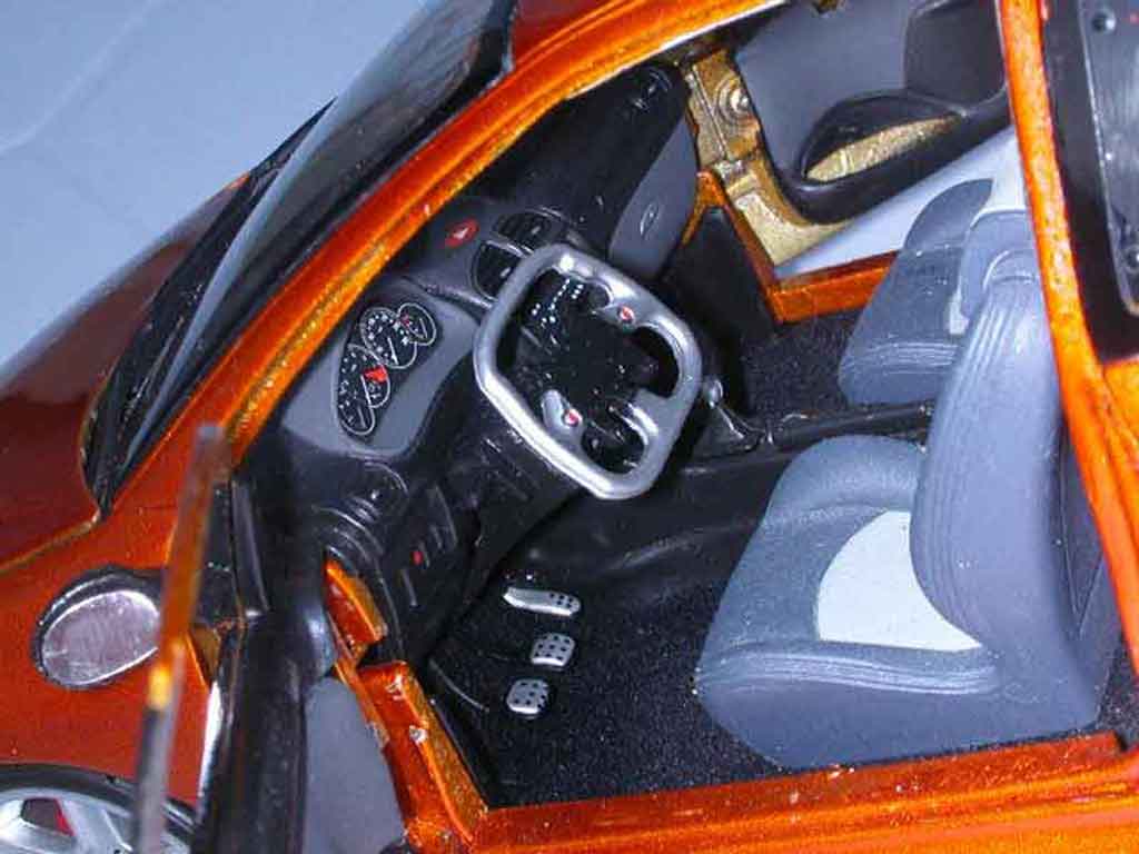 Peugeot 206 RC oranje tuning 1/18 Norev