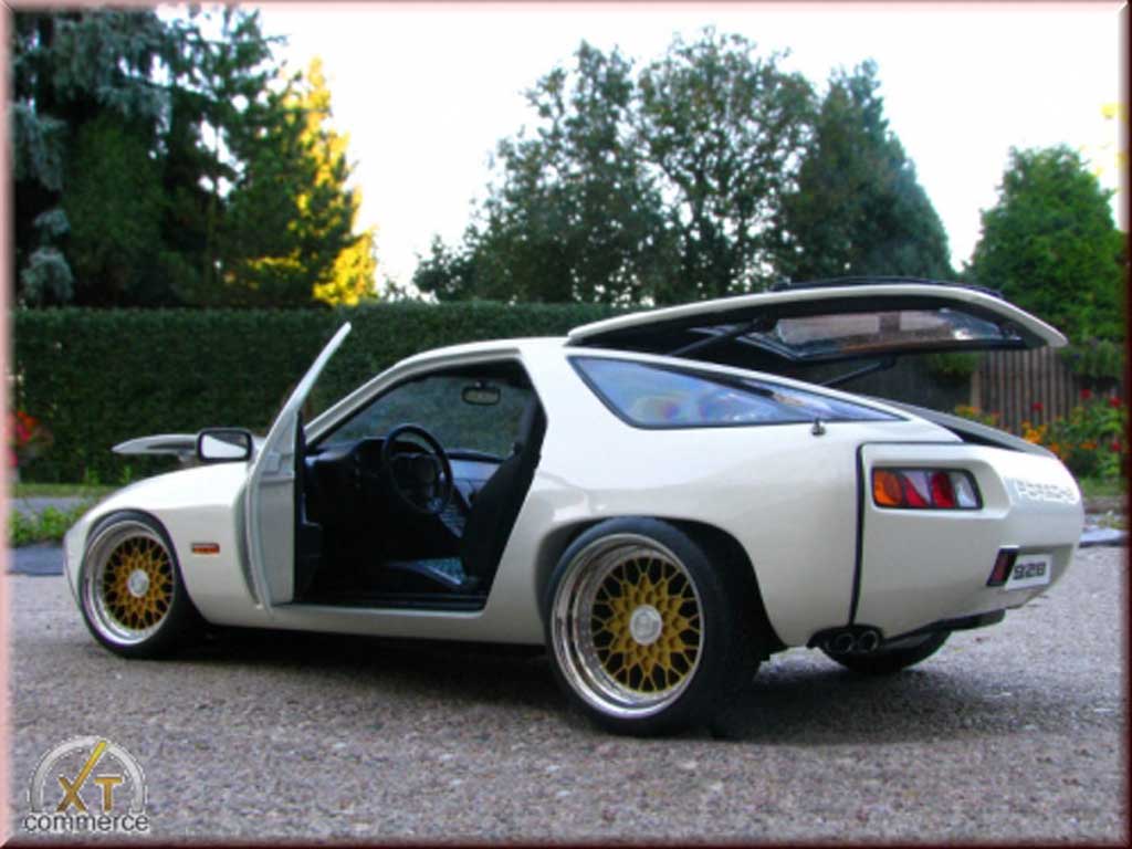Porsche 928 Base Jantes BBS en aluminium d'origine - Gold Anodized 1/18 Autoart