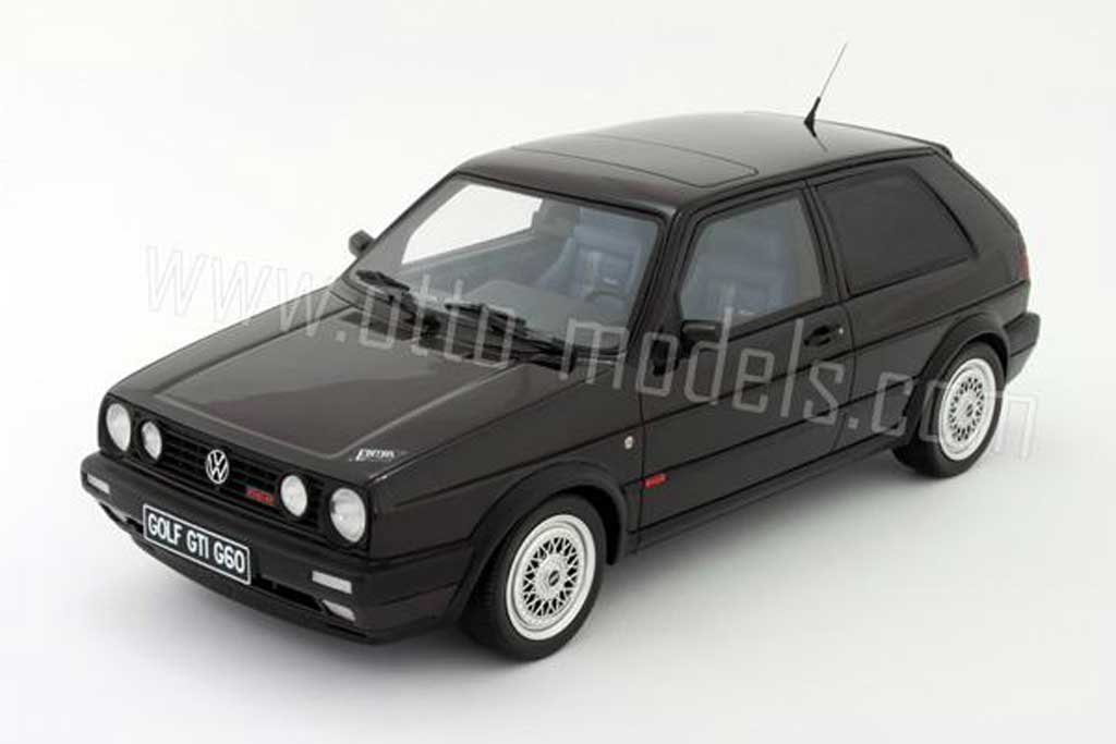 Volkswagen Golf 2 G60 1/18 Ottomobile 2 G60 edition one zwart 1991 modelauto