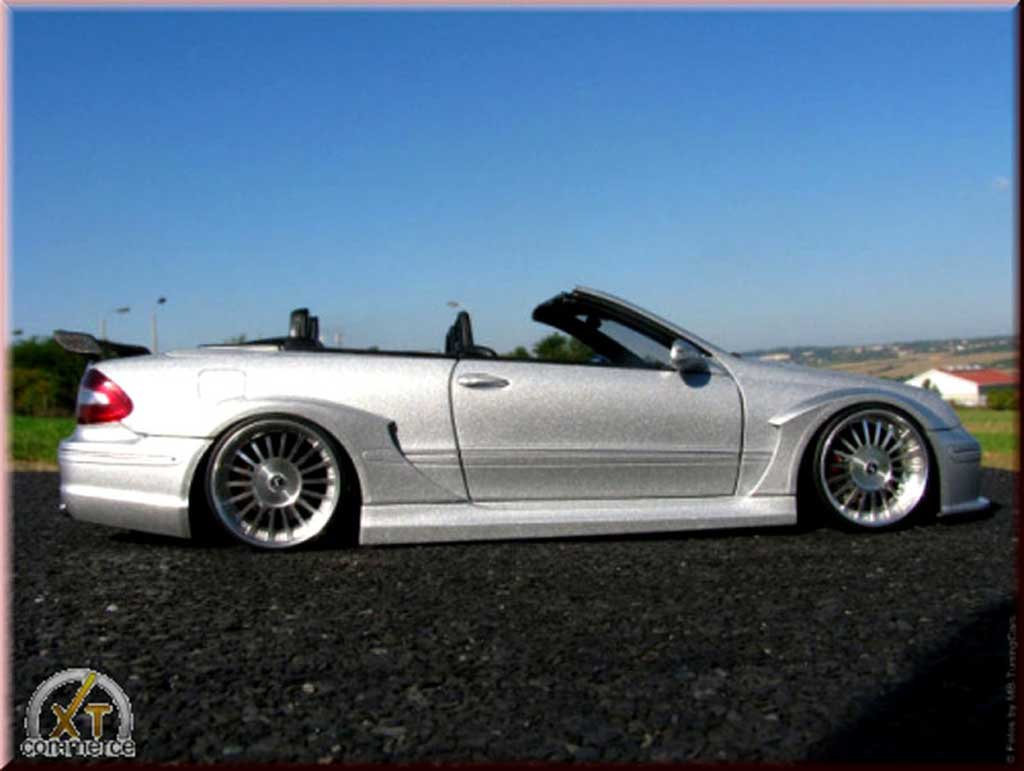 Mercedes Classe CL AMG DTM cabriolet K grijs jantes alu alpina 20 pouces 1/18 Kyosho