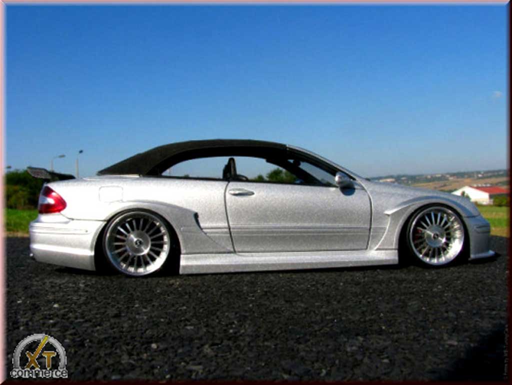Mercedes Classe CL AMG DTM cabriolet K grijs jantes alu alpina 20 pouces 1/18 Kyosho