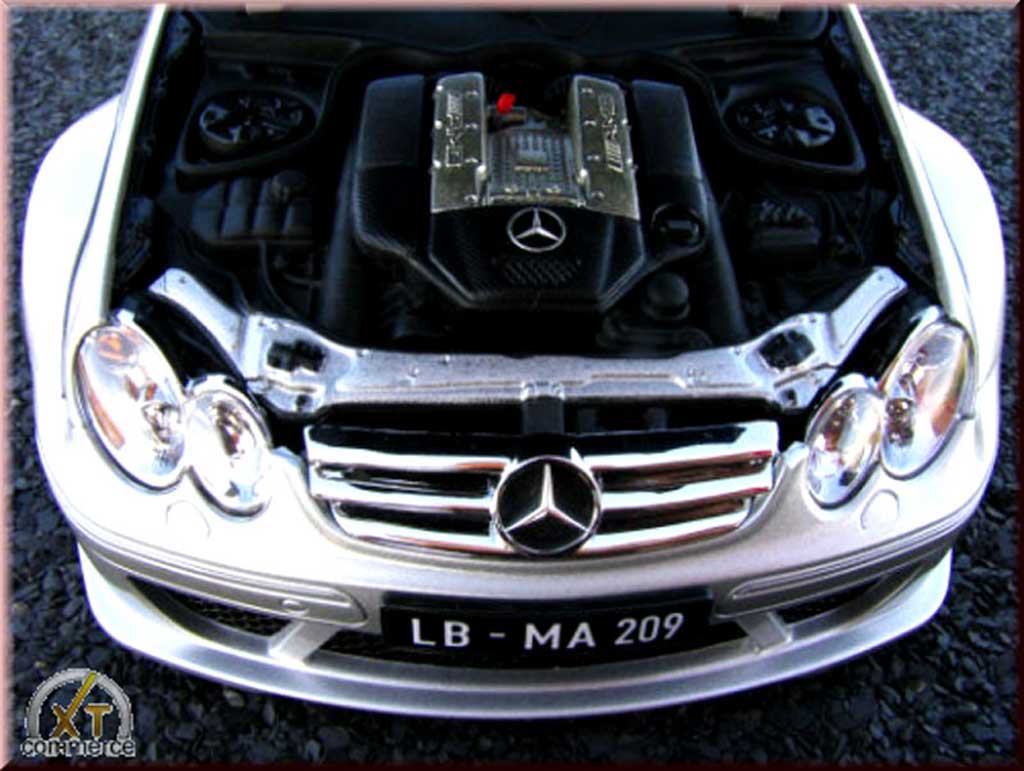 Mercedes Classe CL AMG DTM cabriolet K grijs jantes alu alpina 20 pouces 1/18 Kyosho