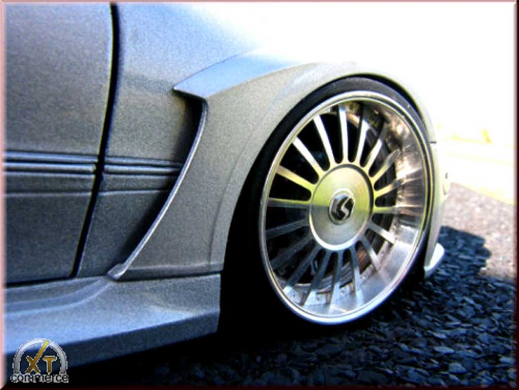 Mercedes Classe CL AMG DTM cabriolet K grijs jantes alu alpina 20 pouces 1/18 Kyosho