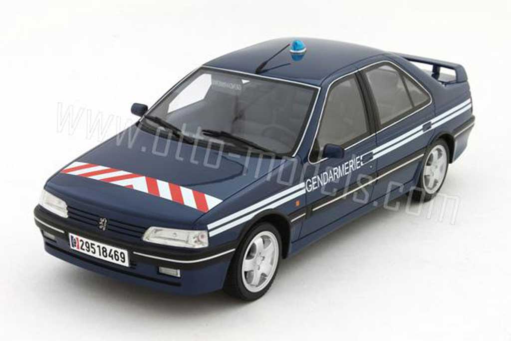 Peugeot 405 Turbo 16 1/18 Ottomobile Turbo 16 b.r.i (brigade intervention rapide) 1995 modelauto