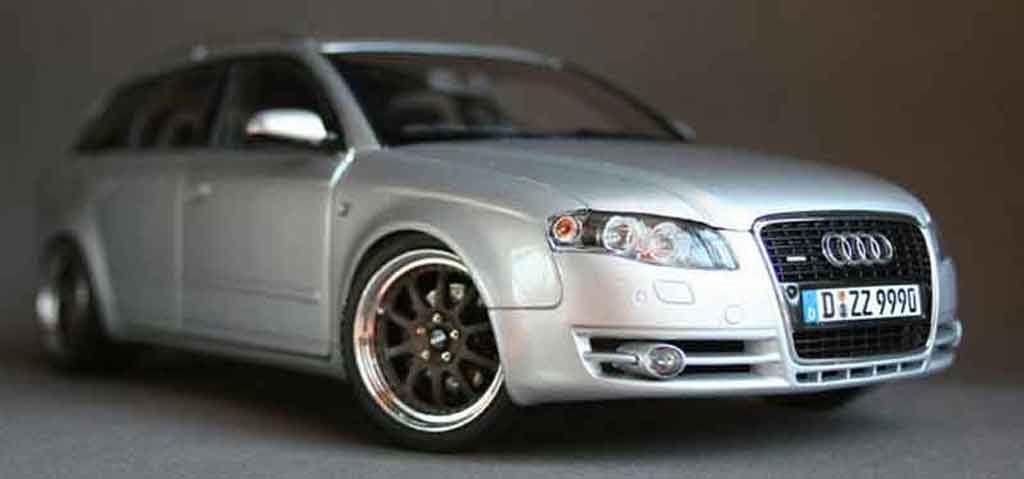 Audi A4 Avant 1/18 Minichamps Avant grijs jantes 18 pouces gmp kinesis modelauto