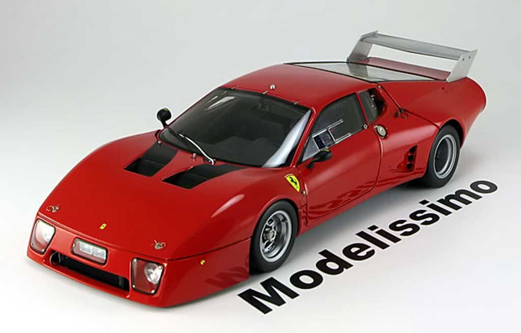Ferrari 512 BB 1/18 BBR Models BB le mans presentation 1979 rood modelauto