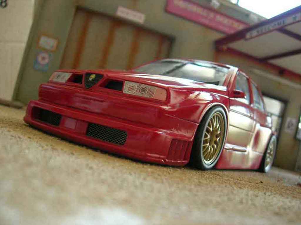 Alfa Romeo 155 1/18 Ut Models q4 preparation tuning modelauto