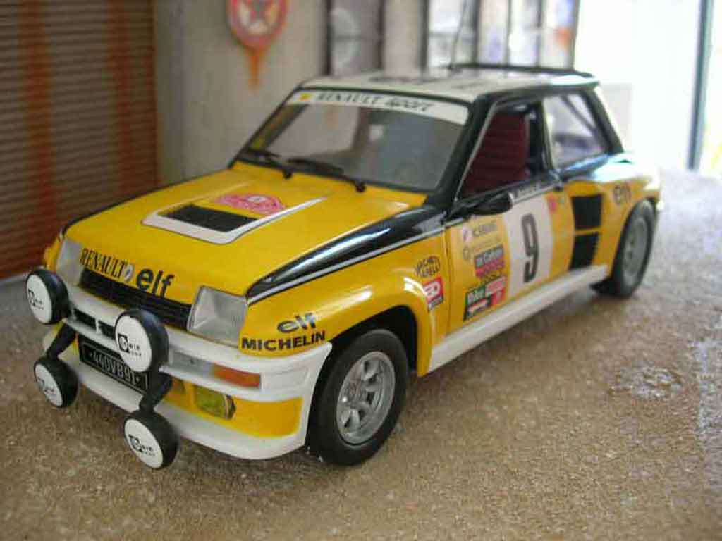 Renault 5 Turbo 1/18 Universal Hobbies Turbo rallye ragnotti modelauto