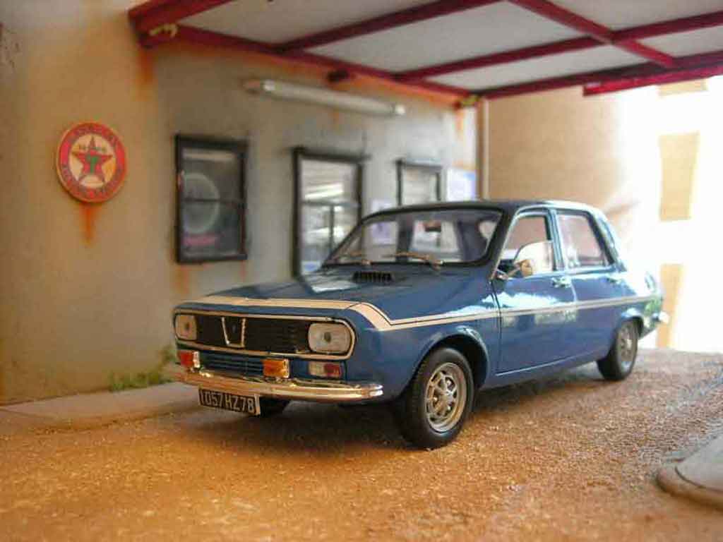 Renault 12 Gordini 1971 blauw 1/18 Solido