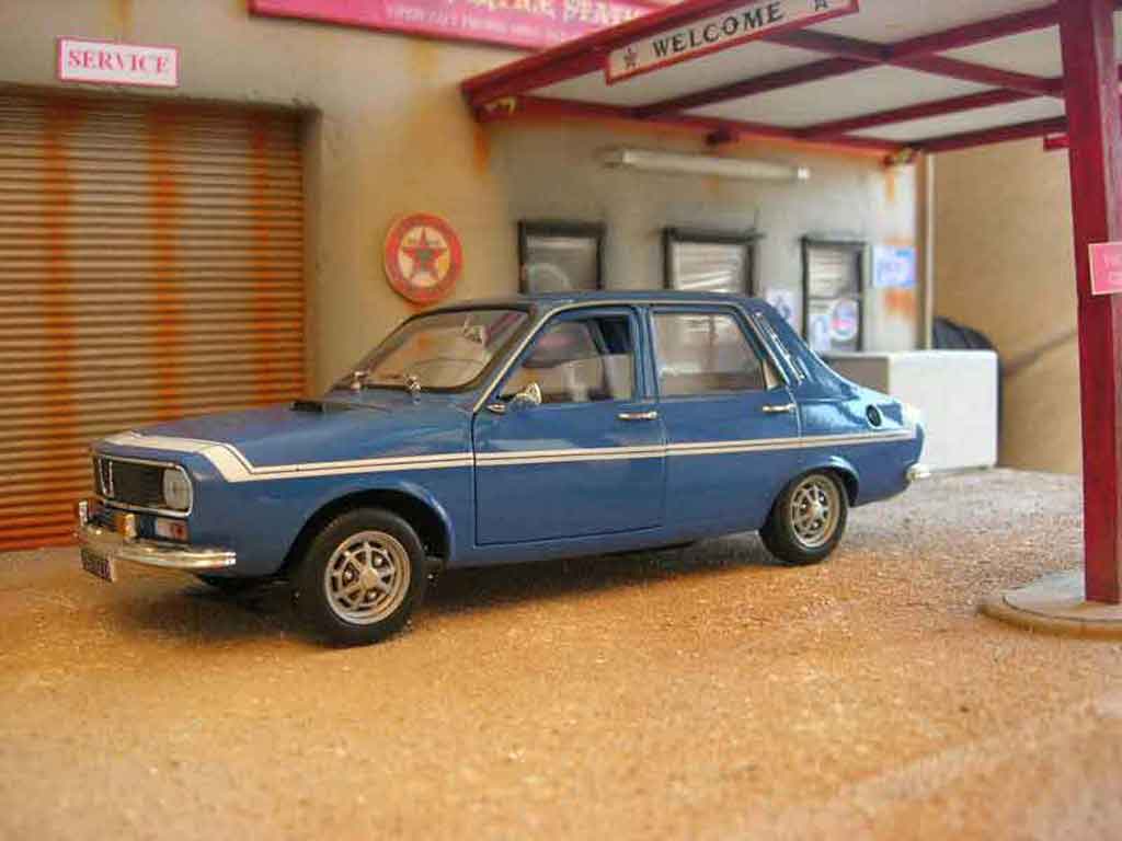 Renault 12 Gordini 1971 blauw 1/18 Solido
