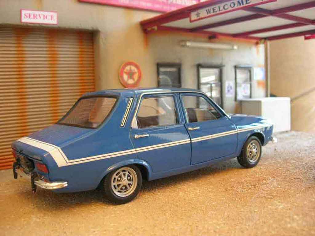 Renault 12 Gordini 1971 blauw 1/18 Solido