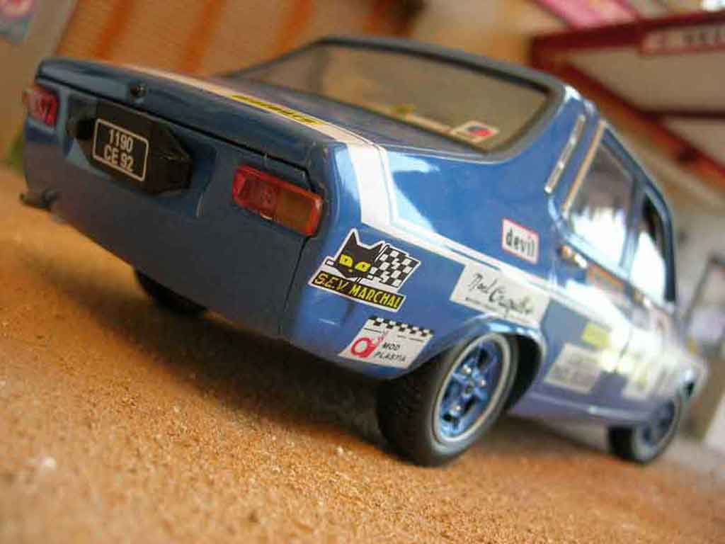 Renault 12 Gordini rallye #2 blauw 1/18 Solido
