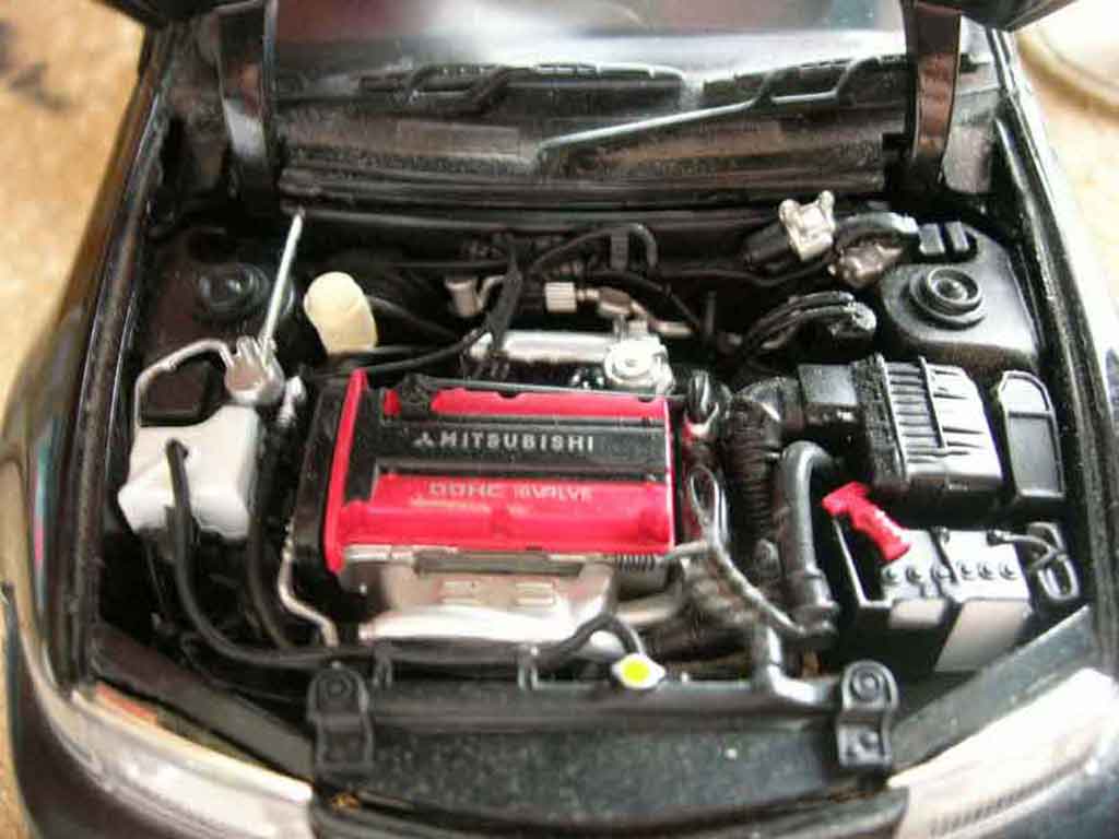Mitsubishi Lancer Evolution VI tommi makinen edition zwart 1/18 Autoart