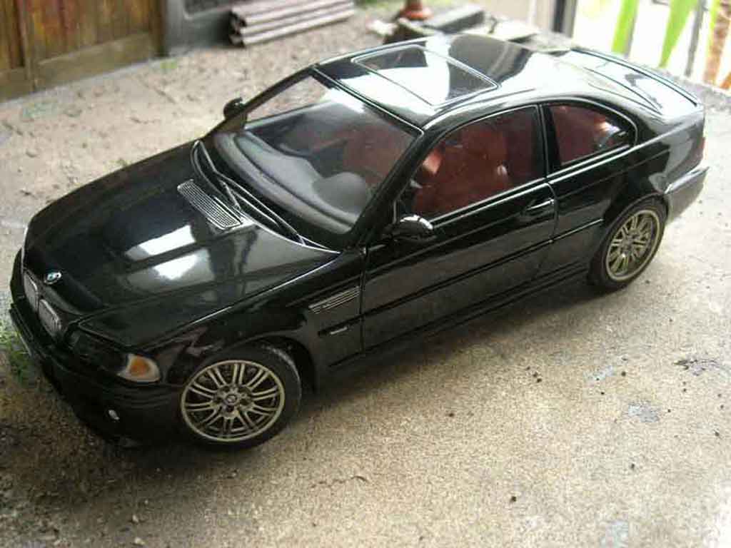 Bmw M3 coupe E46 zwart 1/18 Autoart