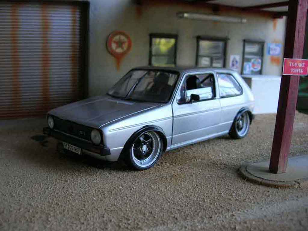 Volkswagen Golf GTI jantes Porsche rs 1/18 Solido