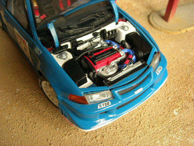 Mitsubishi Lancer Evolution VI rallye 1/18 Autoart