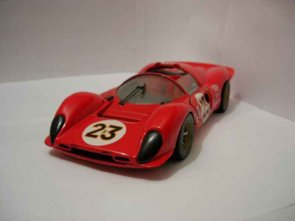 Ferrari 330 P4 1/18 Jouef P4 rood #23 modelauto