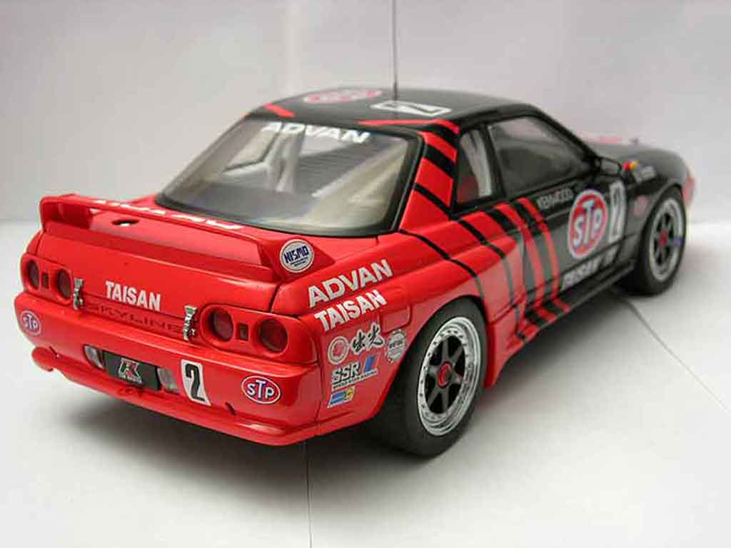 Nissan Skyline R32 gt-r group a 1993 stp taisan gt-r #2 team kunimitsu 1/18 Autoart