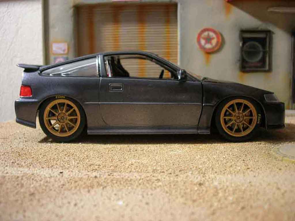Honda CRX Base jdm grijs 1/18 Hot Wheels