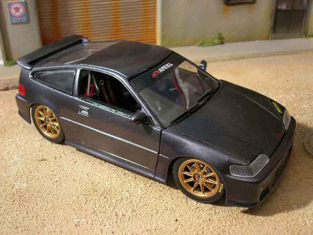 Honda CRX Base jdm grijs 1/18 Hot Wheels