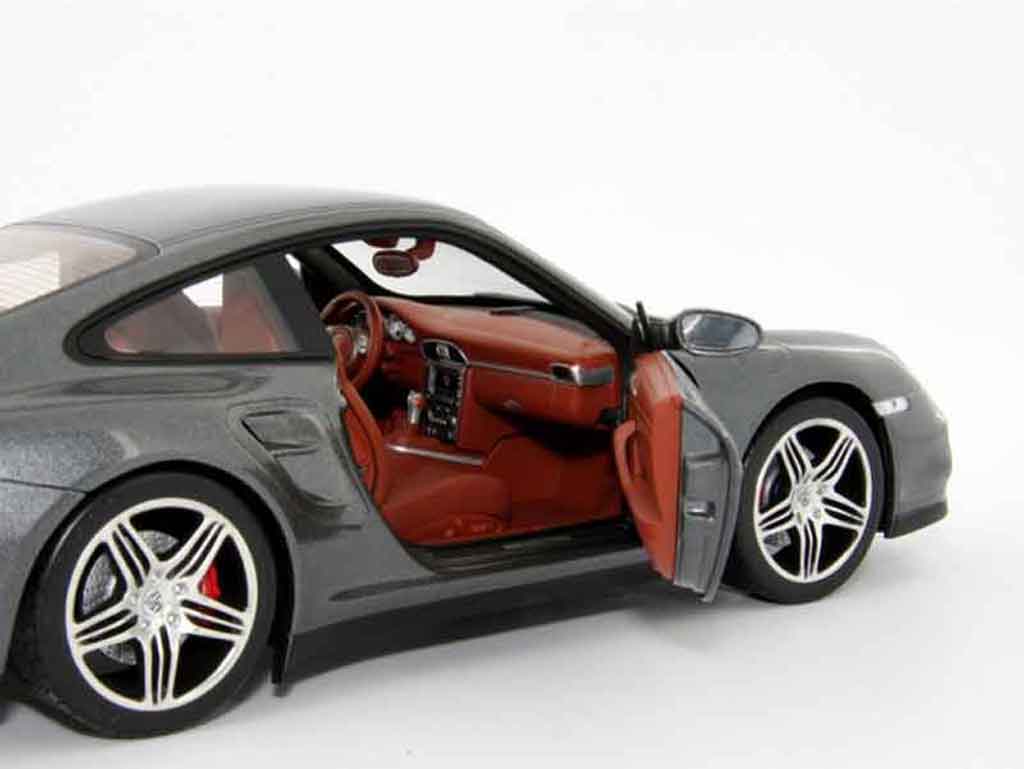 Porsche 911 Turbo grijs 1/18 Norev