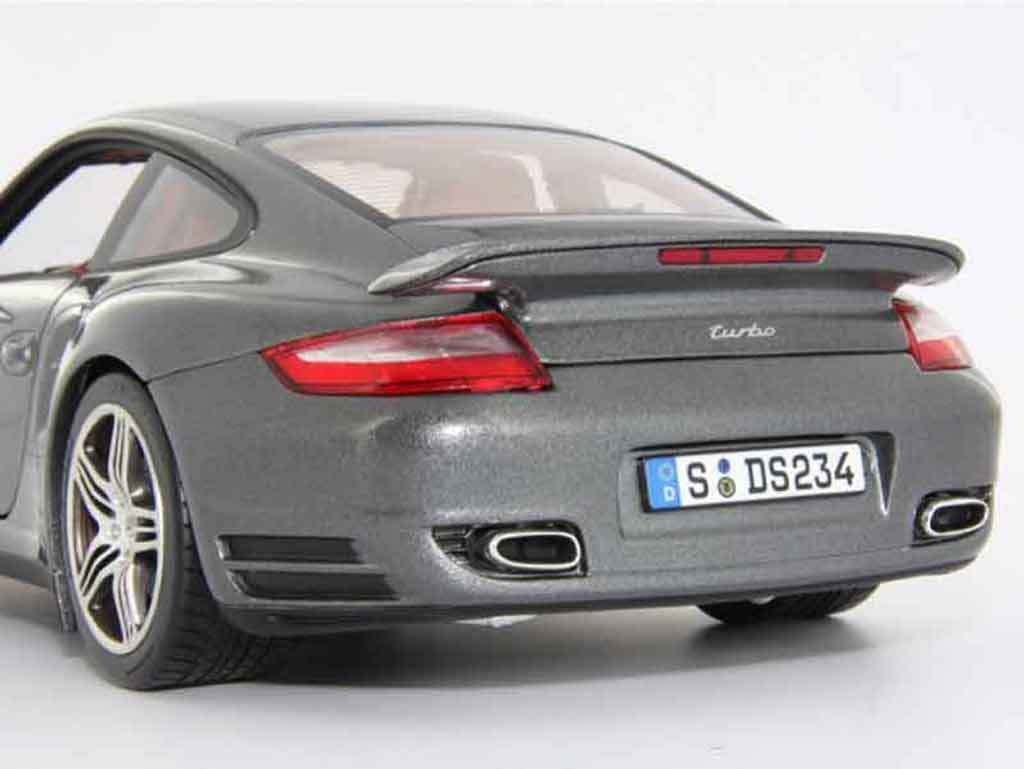 Porsche 911 Turbo grijs 1/18 Norev
