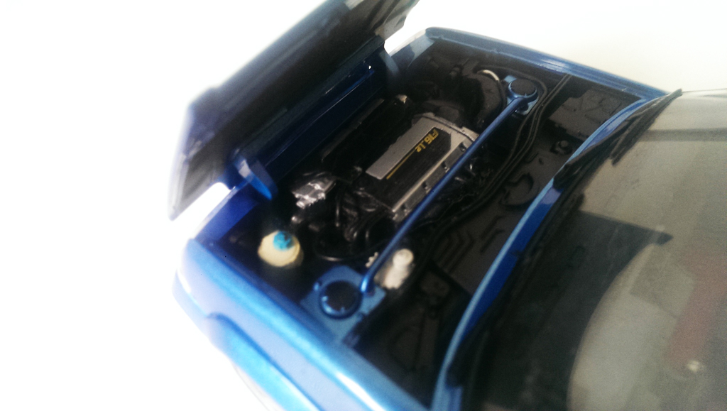 Renault 5 Turbo GT jantes speedline 1 pouces blauw 1/18 Norev