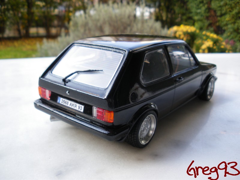 Volkswagen Golf GTI jantes schmidt 1/18 Solido
