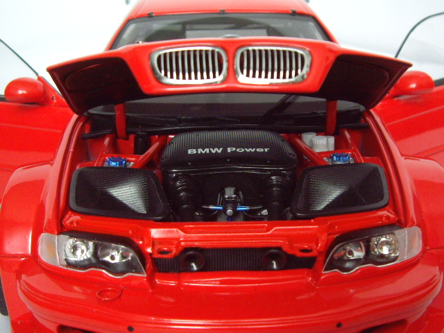 Bmw M3 coupe GTR E46 rood jantes bbs 19 pouces 1/18 Minichamps