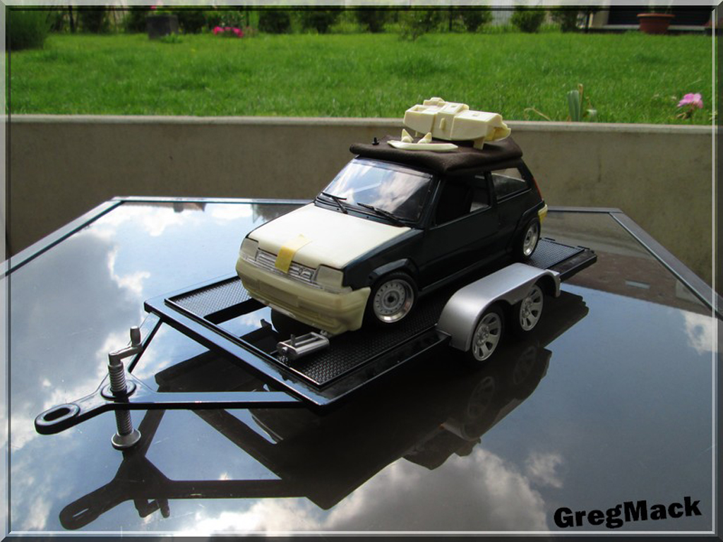 Renault 5 Turbo GT groen Abyss jantes BBS 1/18 Norev