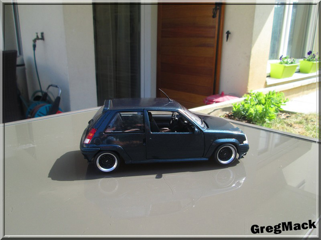 Renault 5 Turbo GT groen Abyss jantes BBS 1/18 Norev