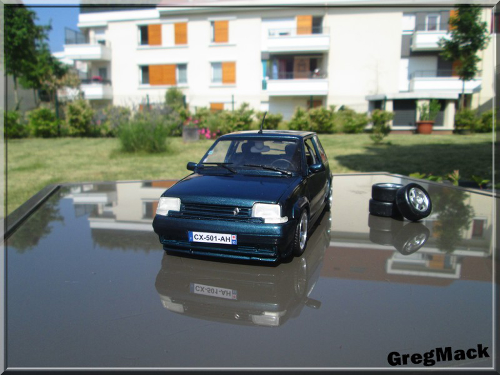 Renault 5 Turbo GT groen Abyss jantes BBS 1/18 Norev