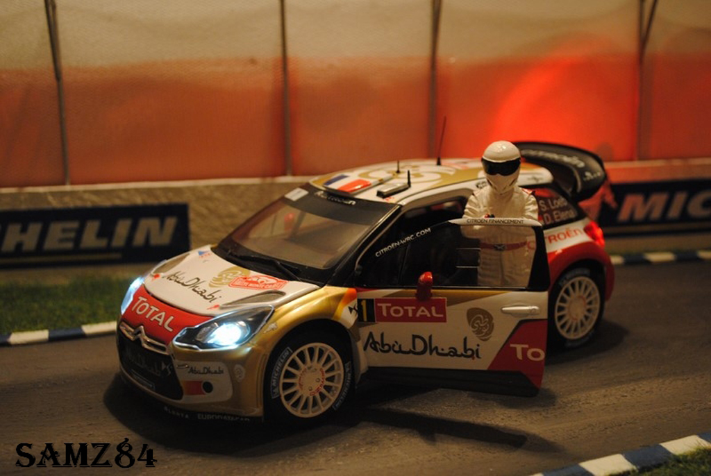 DS Automobiles DS3 WRC 2013 1/18 Norev WRC 2013 Winner Monte-Carlo Loeb/Elena LED modelauto