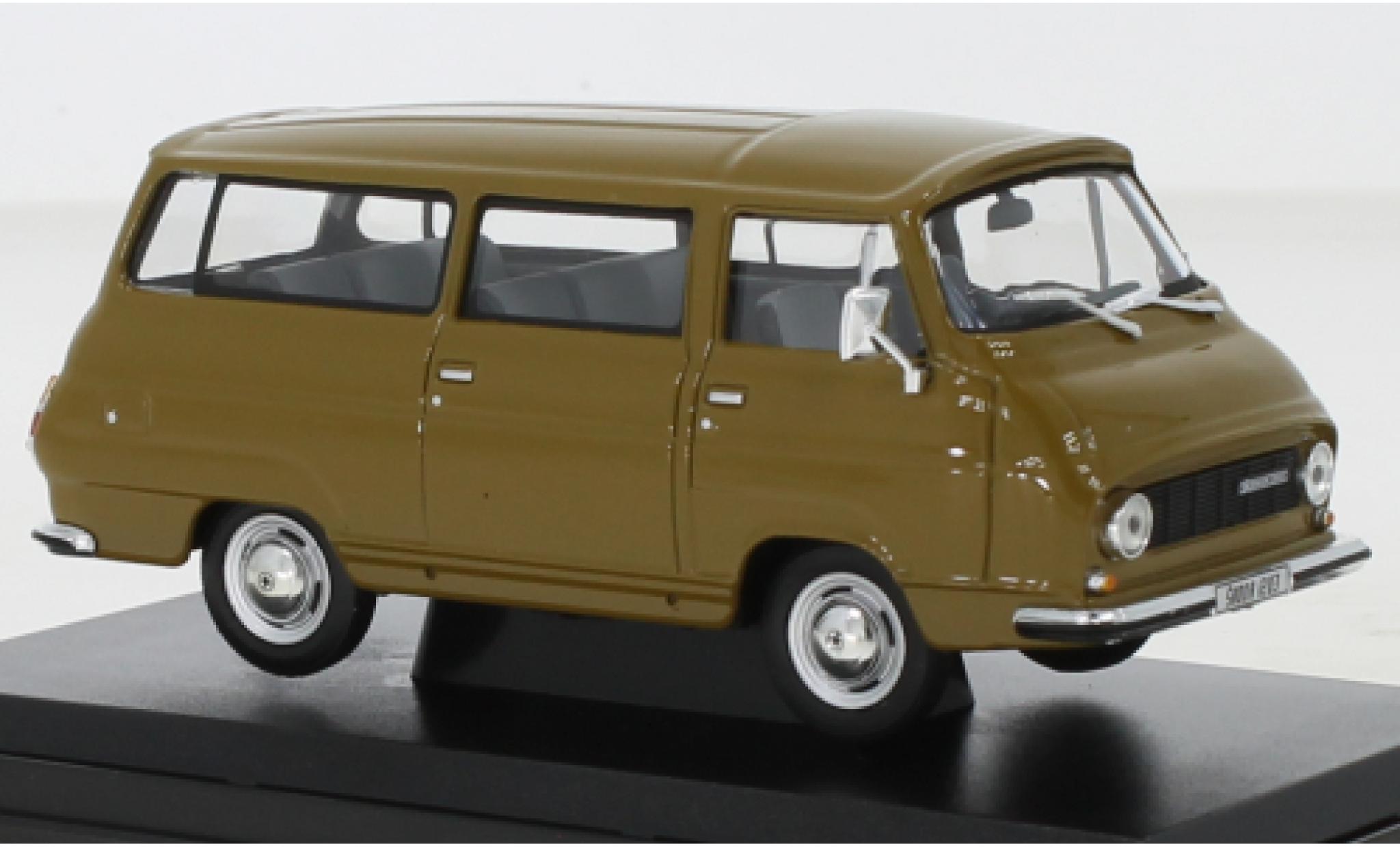 Skoda 1203 1/43 Abrex Mikrobus beige 1974 modelauto