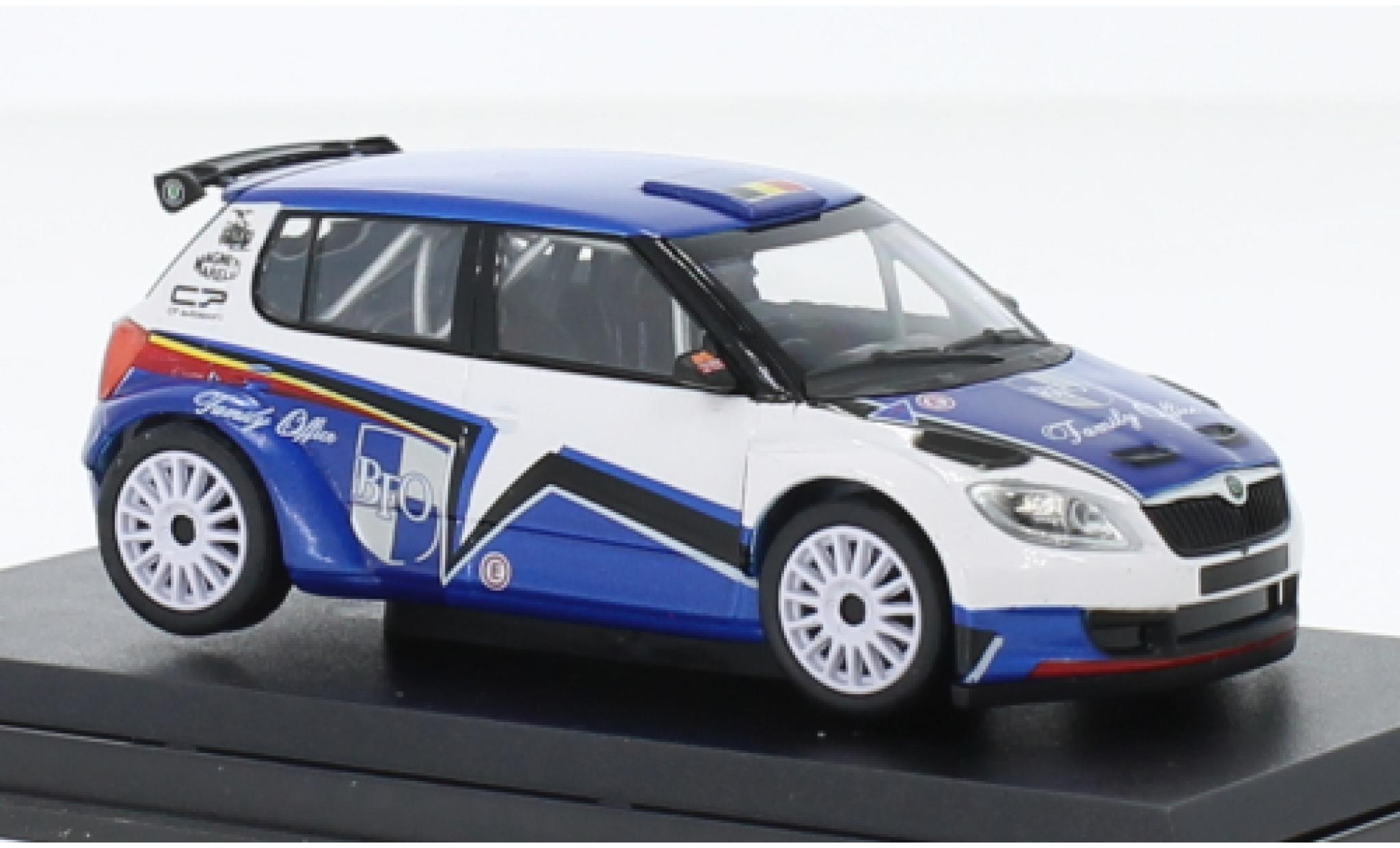 Skoda Fabia 1/43 Abrex II FL S2000 BFO Rally Team Loix Design 2011 modelauto