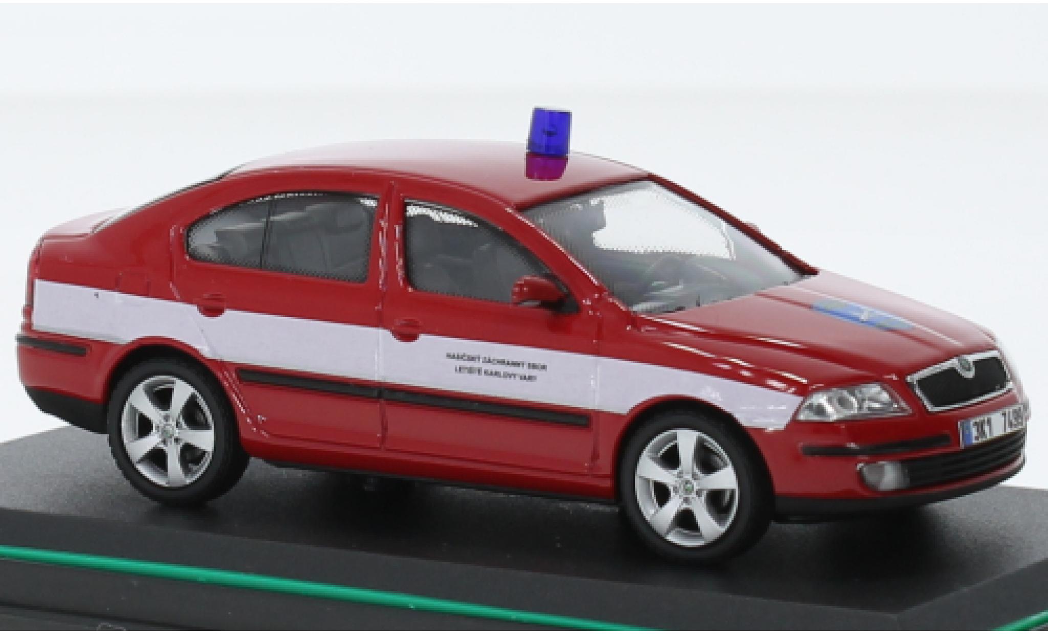Skoda Octavia 1/43 Abrex II HZS Letiste Karlovy Vary 2004 modelauto