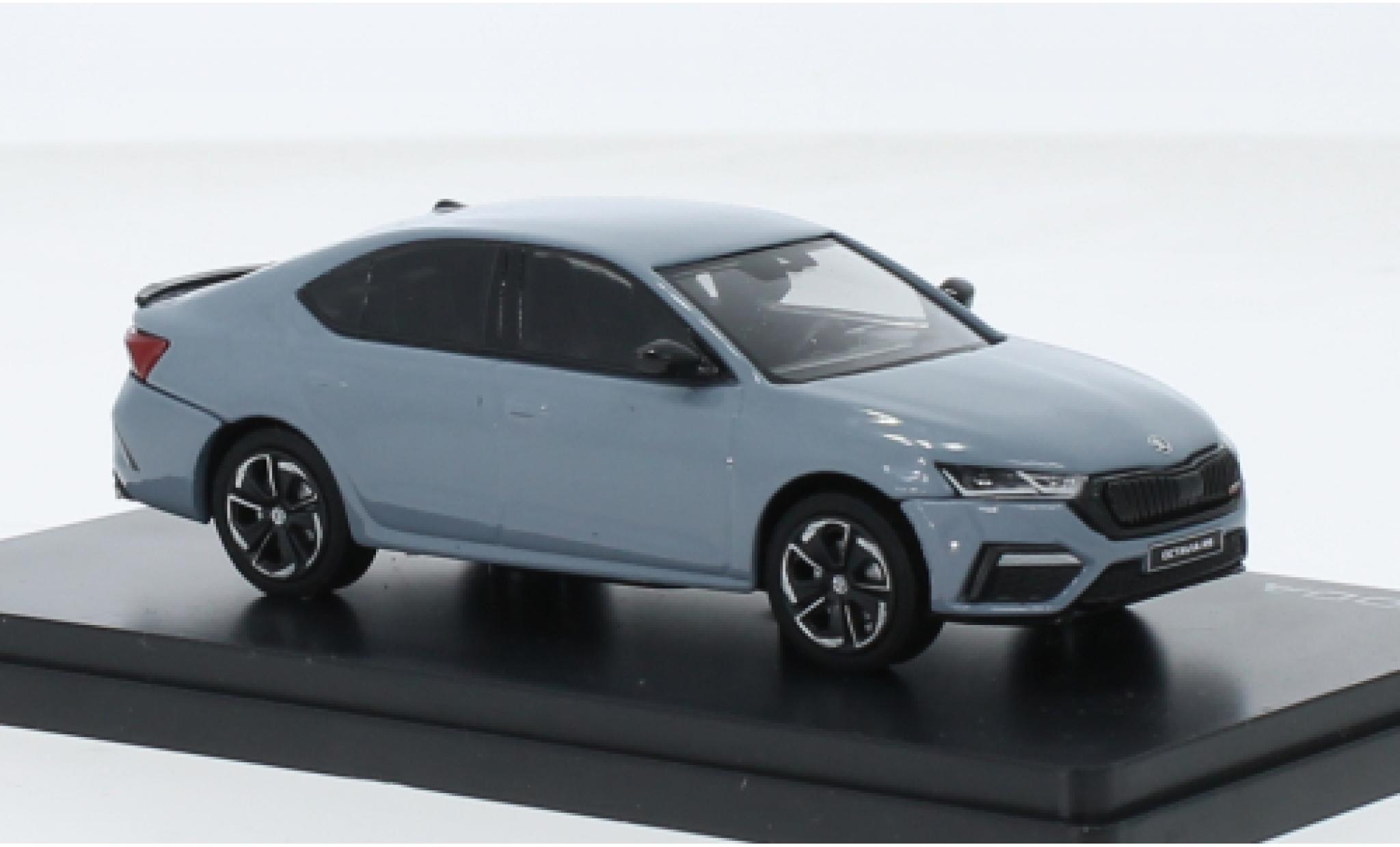 Skoda Octavia 1/43 Abrex IV RS grijs clair 2020 modelauto