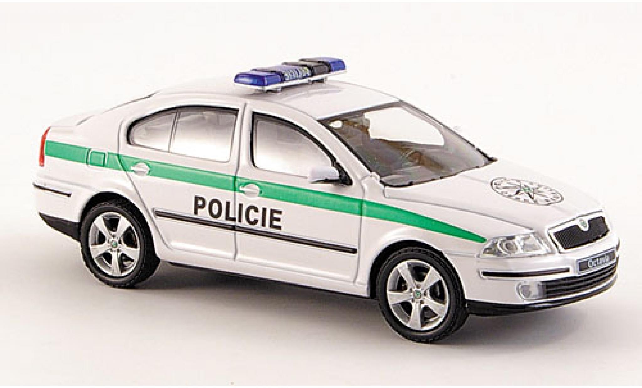 Skoda Octavia 1/43 Abrex politie Tschechien 2004 modelauto
