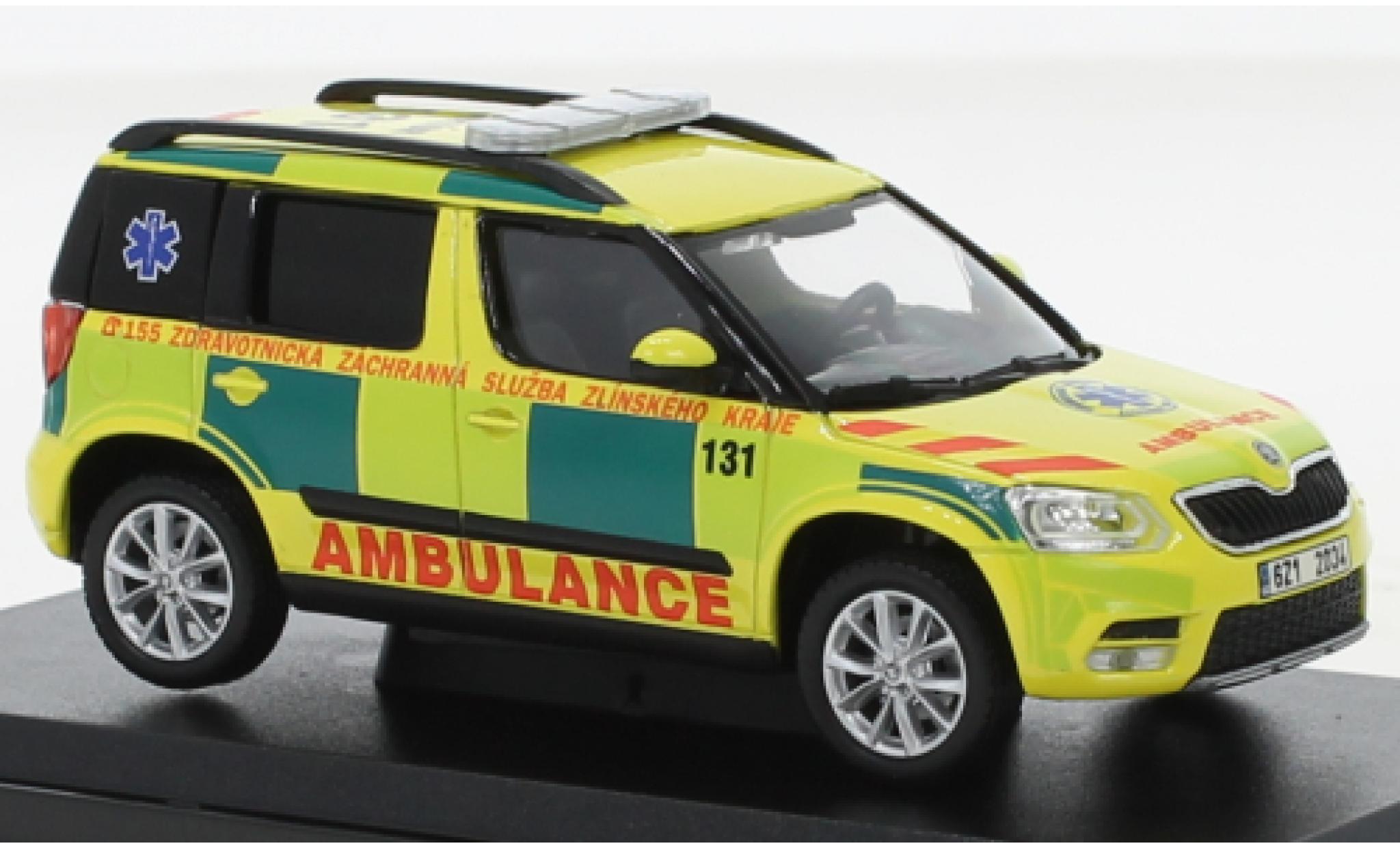 Skoda Yeti 1/43 Abrex FL ZZS Zlinskeho Kraje 131 2013 modelauto